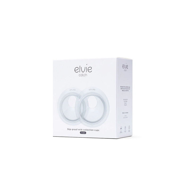 Elvie Catch Copa de Recogida de Leche Antideslizante 2 Uds