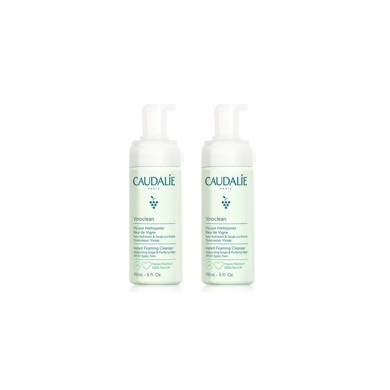 Caudalie Vinoclean Espuma Limpiadora Duplo 2x150ml