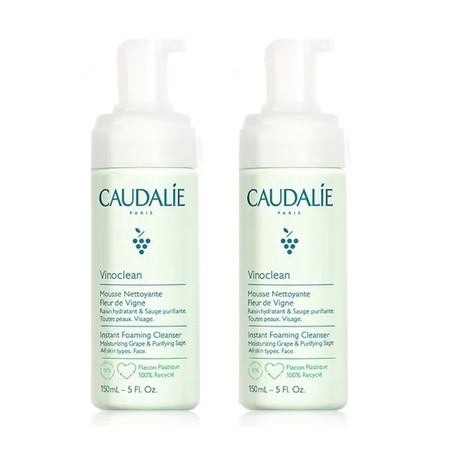 Caudalie Vinoclean Espuma Limpiadora Duplo 2x150ml