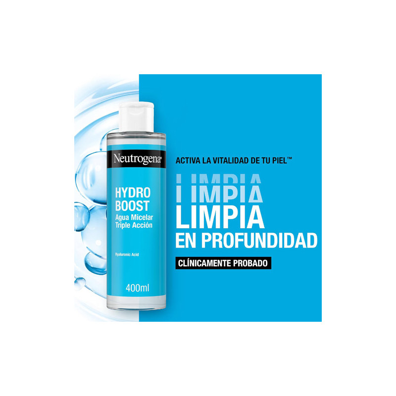 Neutrogena Hydro Boost Agua Micelar Triple Accion 400ml
