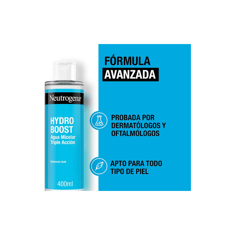 Neutrogena Hydro Boost Agua Micelar Triple Accion 400ml