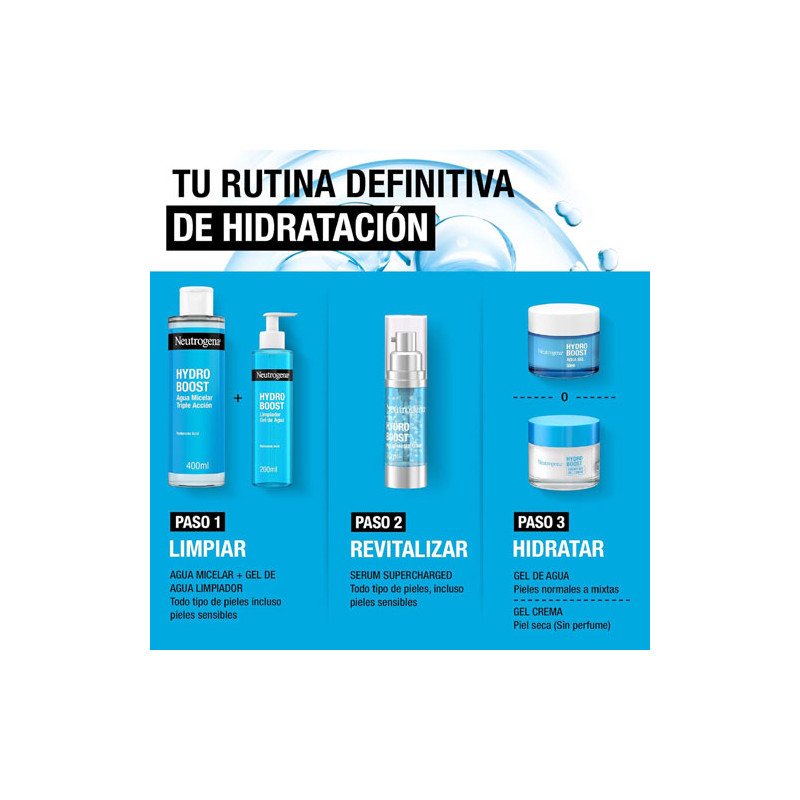 Neutrogena Hydro Boost Agua Micelar Triple Accion 400ml
