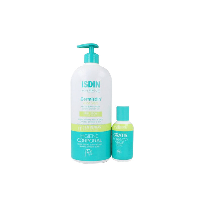 Germisdin Gel Baño sin Jabon Aloe Vera 1l + Gel 100ml