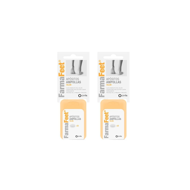 Farma Feet Apositos Ampollas Talon Duplo 2x5 Uds