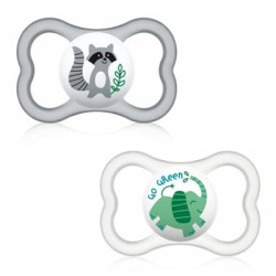 Mam Air Chupete Silicona Neutro 6m+ 2 Uds