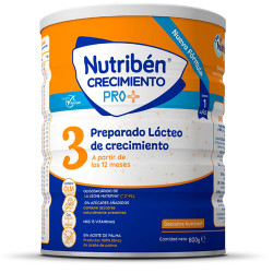 Nutriben Crecimiento Pro+ 3 Preparado Lacteo 800gr