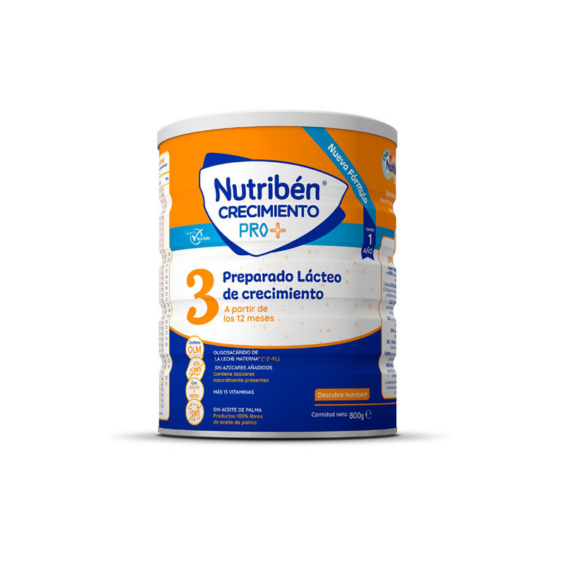 Nutriben Crecimiento Pro+ 3 Preparado Lacteo 800gr