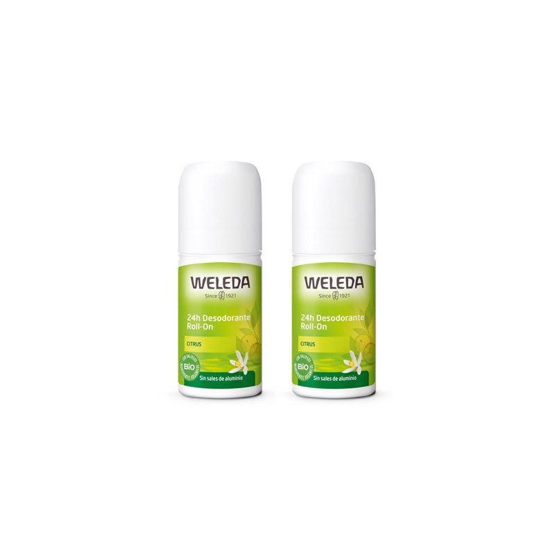 Weleda Desodorante 24h de Citrus Roll-On Duplo 2x50ml
