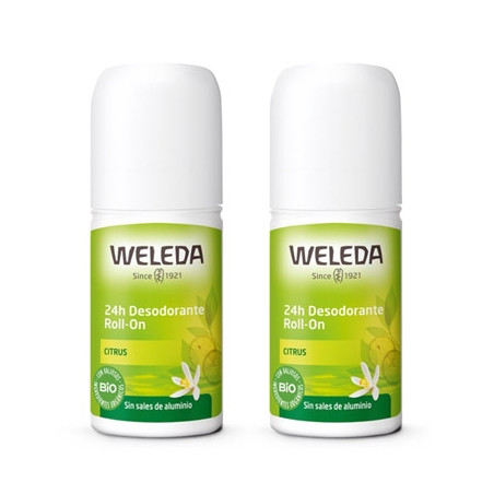 Weleda Desodorante 24h de Citrus Roll-On Duplo 2x50ml