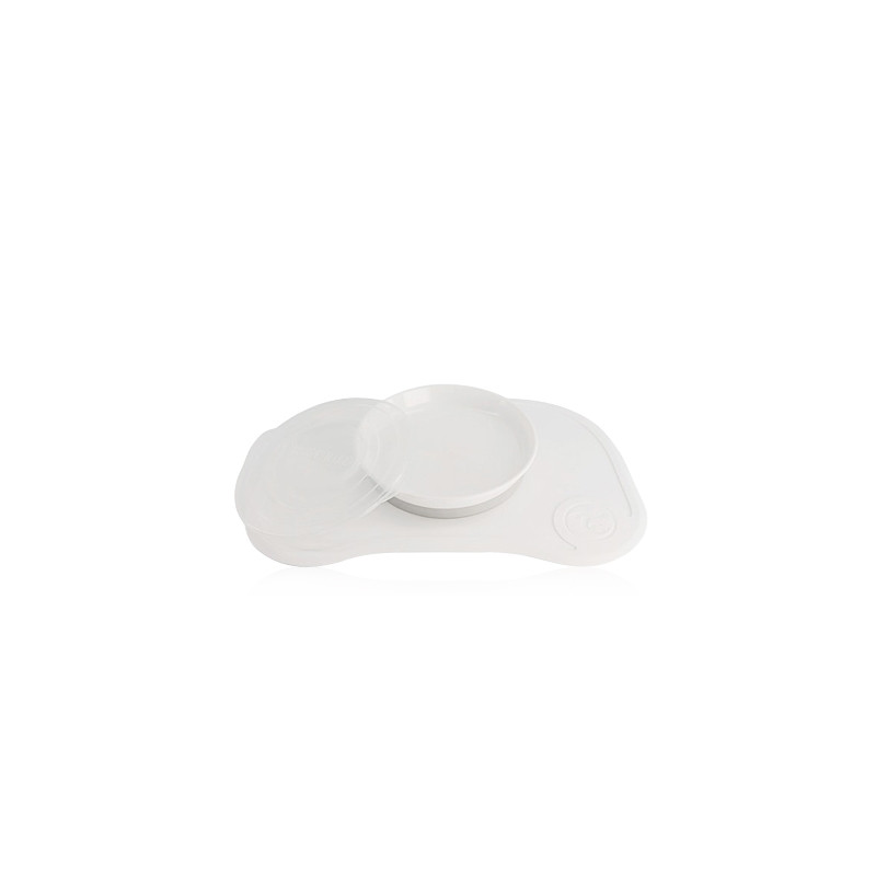 Twistshake Click-Mat Mantel Antideslizante + Plato Blanco