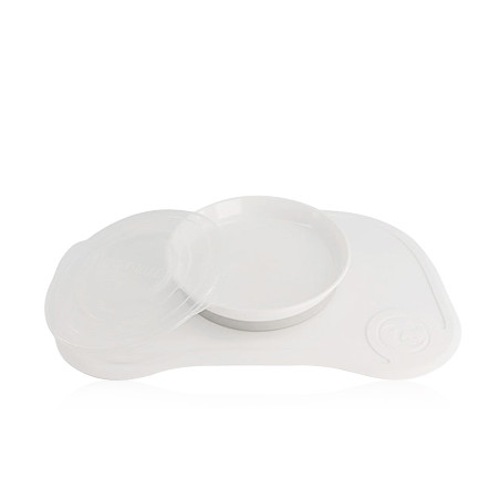 Twistshake Click-Mat Mantel Antideslizante + Plato Blanco