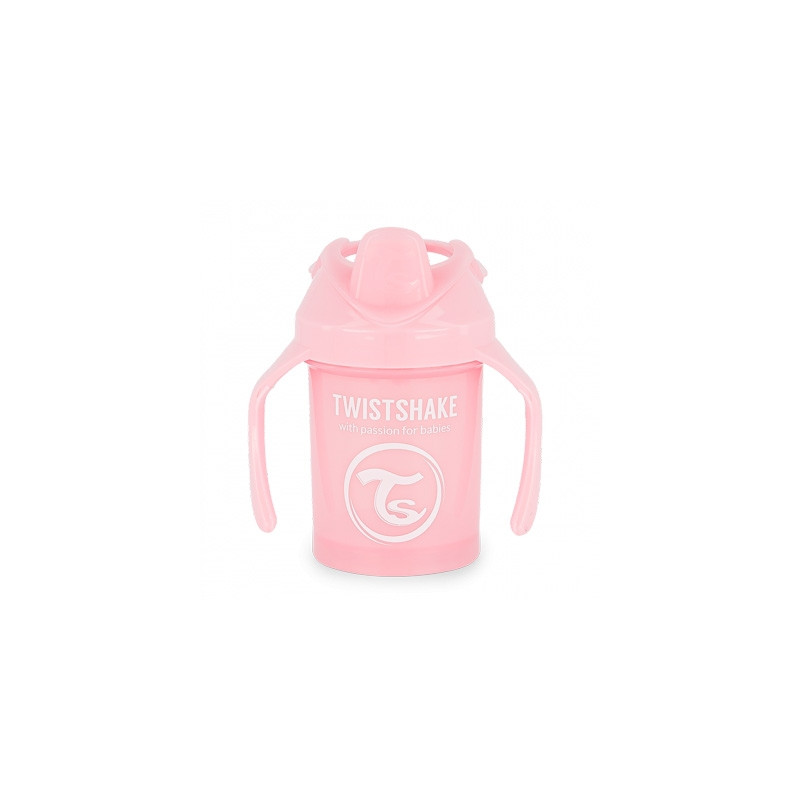 Twistshake Taza con Boquilla Antigoteo Rosa 4m+ 230ml