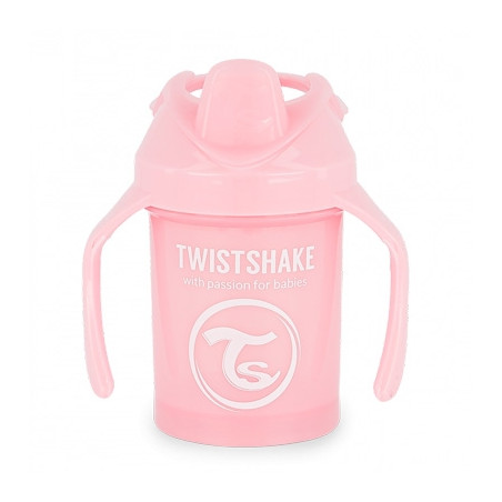Twistshake Taza con Boquilla Antigoteo Rosa 4m+ 230ml