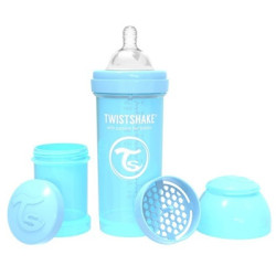 Twistshake Biberon Anti-Colico Azul 2m+ 260ml