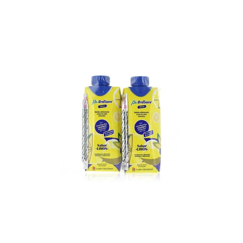 Bioralsuero Plus Bebida Rehidratante Sabor Limon Duplo 2x330ml