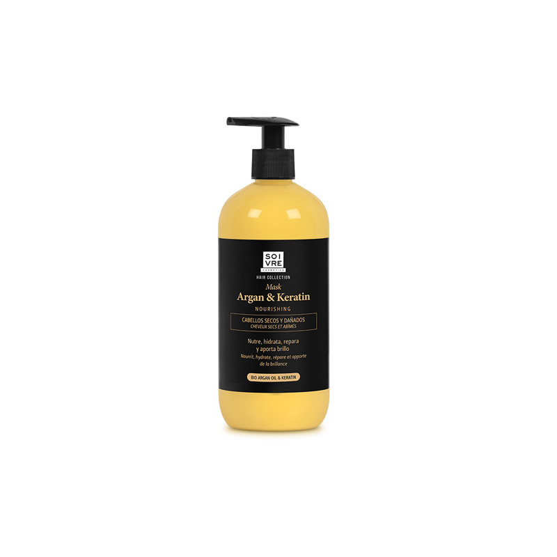 Soivre Mascarilla Reparadora y Nutritiva Argan y Keratina 500ml