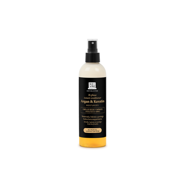 Soivre Spray Acondicionador Bifasico Argan y Keratina 250ml