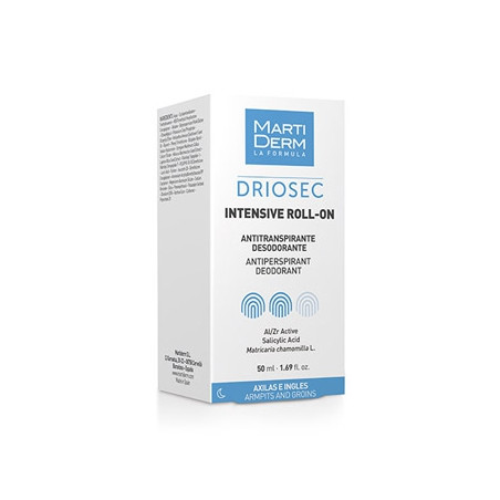 Martiderm Driosec antitranspirante axilas-ingles roll-on 50ml