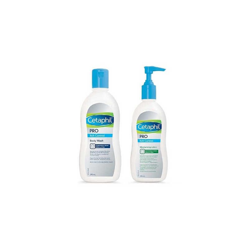 Cetaphil Pro Itch Control Limpiador Corporal 295ml + Locion 295ml