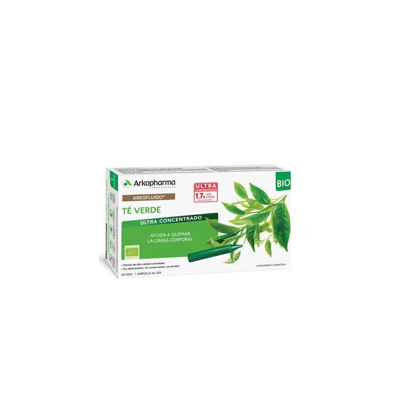 Arkofluido Te Verde Ultra Concentrado 20 Ampollas