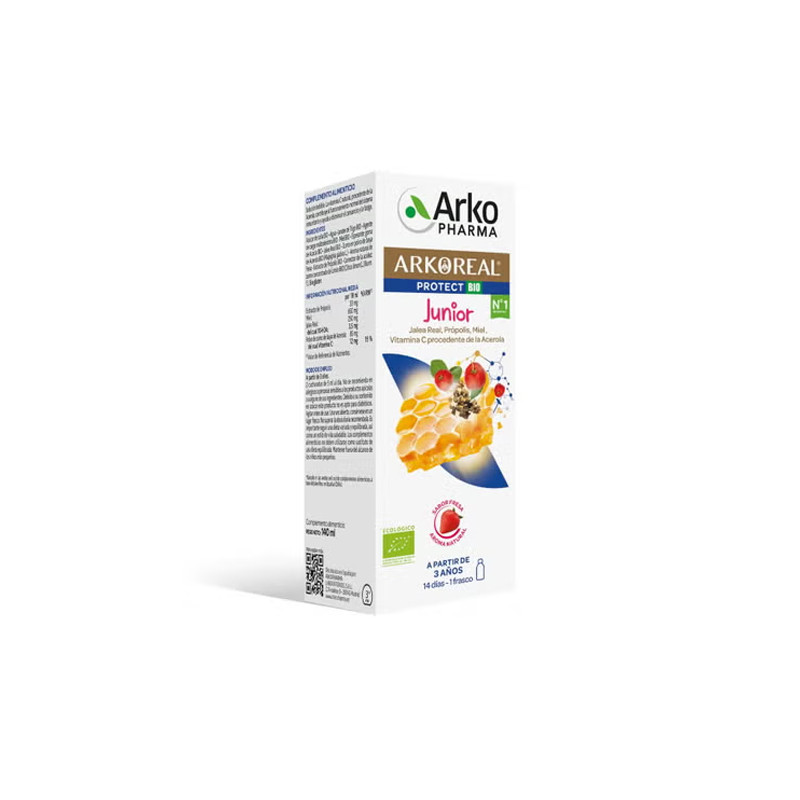 Arkoreal Protect Junior Bio Jalea Real Sabor Fresa 140ml