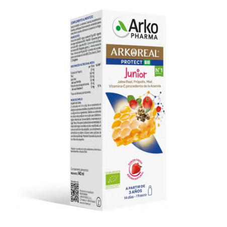 Arkoreal Protect Junior Bio Jalea Real Sabor Fresa 140ml