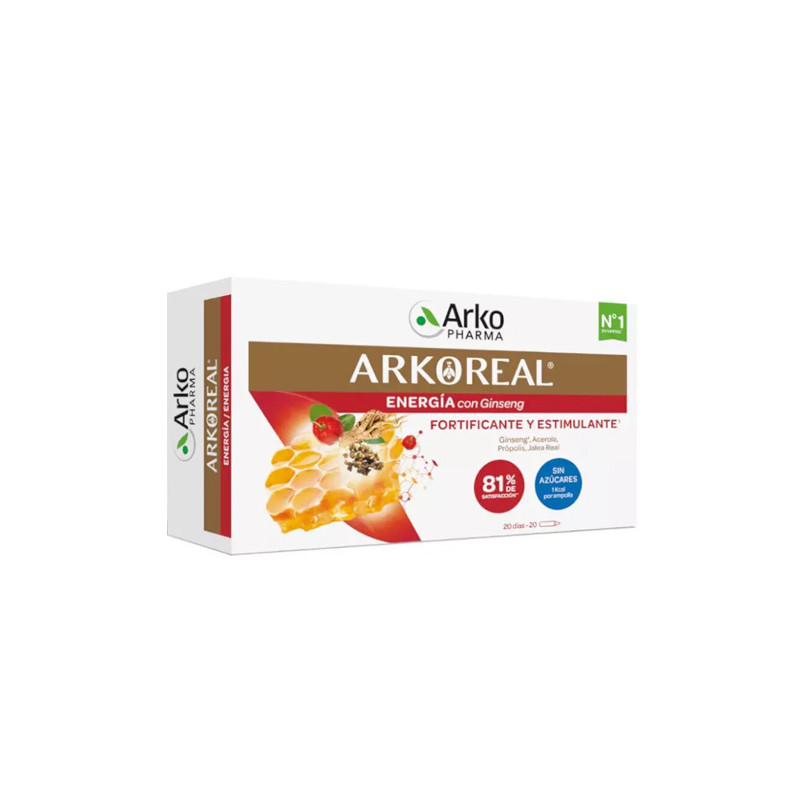 Arkoreal Energia con Ginseng 20 Ampollas