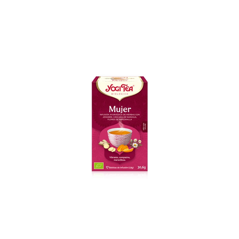 Yogi Tea Mujer Infusion Jengibre Naranja y Manzanilla 17 Uds