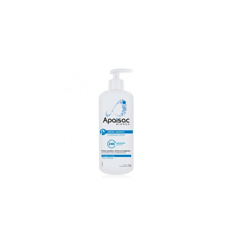 Biorga Apaisac Crema Limpiadora Hidratante P. Sensible-Seca 400ml