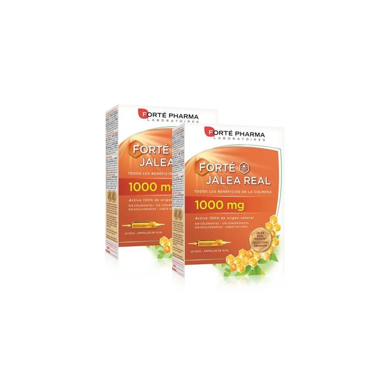 Forte Pharma Jalea Real 1000mg Duplo 2x20 Ampollas