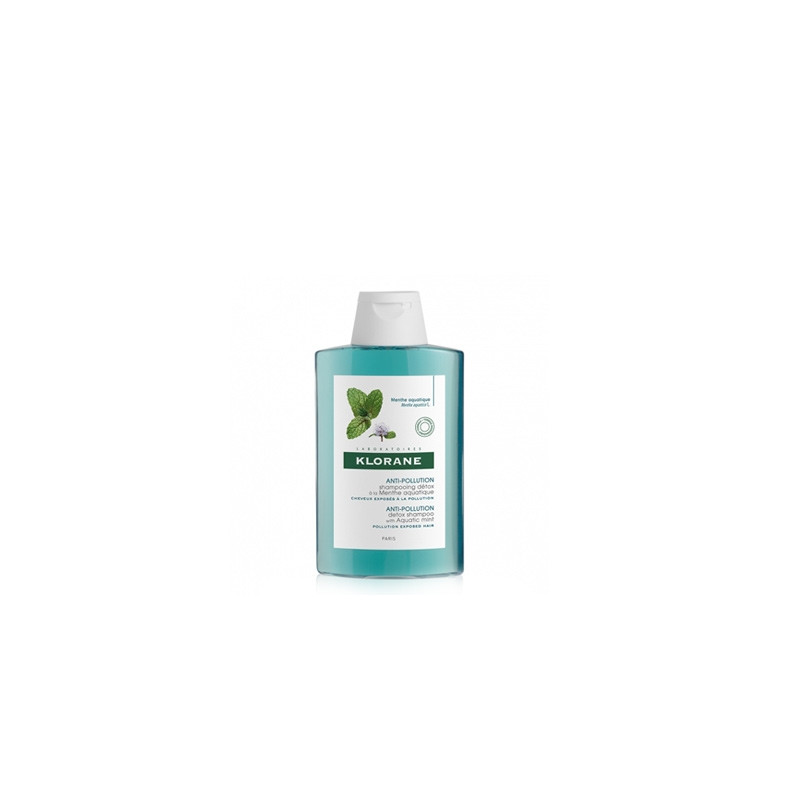 Klorane Champu Detox Anticontaminacion Menta Acuatica 100ml