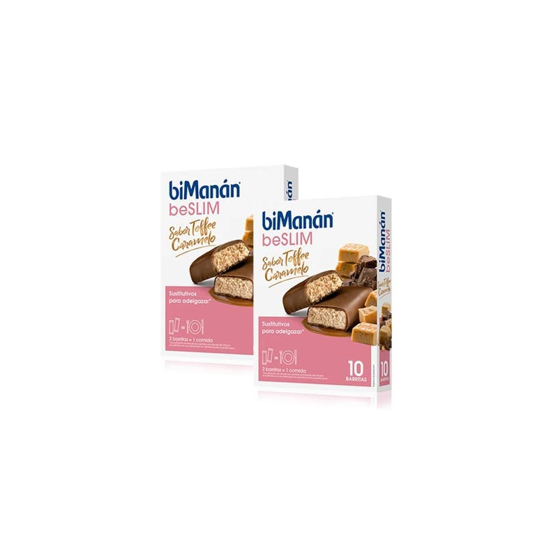 Bimanan Beslim Barritas Toffee Caramelo Duplo 2x10 Uds
