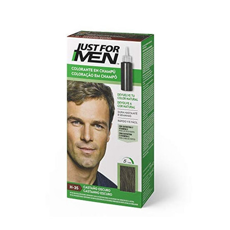 Just for Men Colorante en Champu Castaño Oscuro