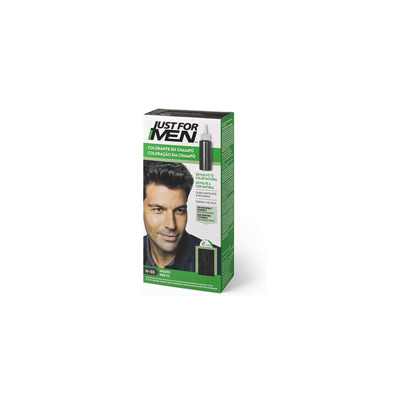 Just For Men Colorante en Champu Negro