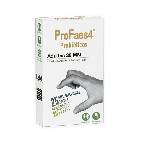 Profaes4 Probioticos Adultos 25mm 30 Capsulas
