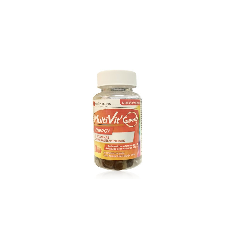 Forte Pharma Multivit Gummies Energia Naranja-Limon 60 Caramelos
