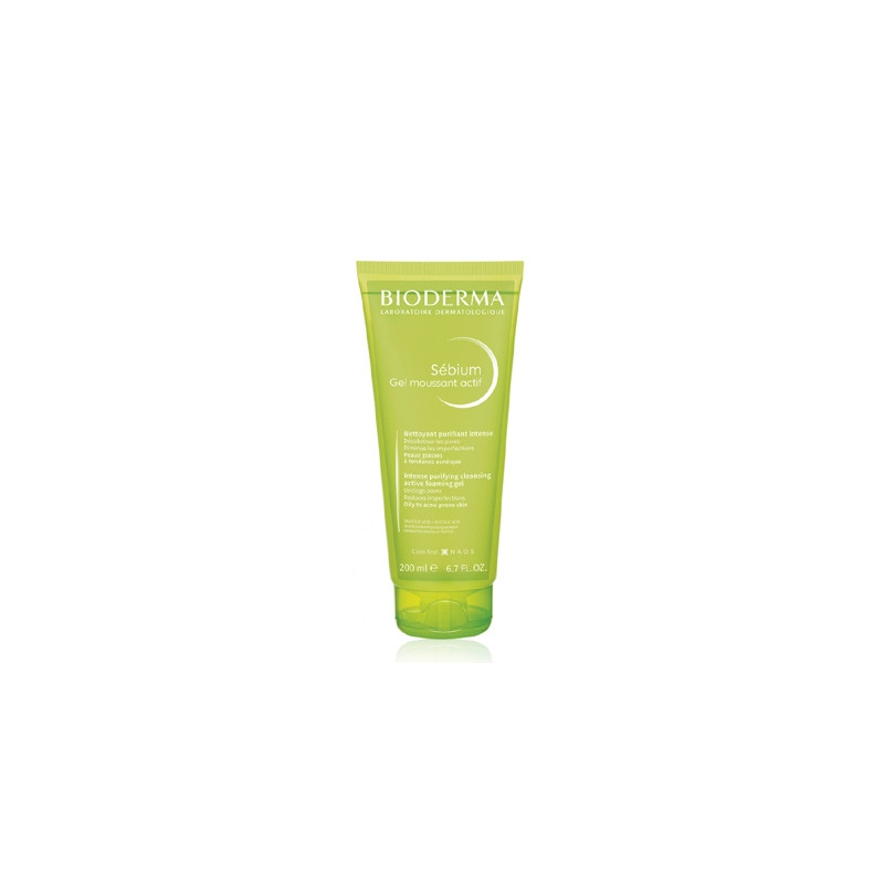Bioderma Sebium Gel Espumoso Activo Limpiador Purificante 200ml