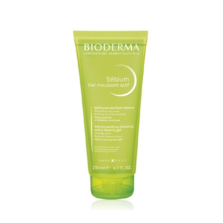 Bioderma Sebium Gel Espumoso Activo Limpiador Purificante 200ml