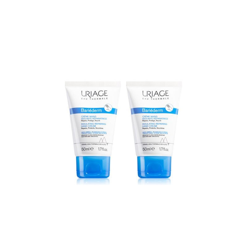 Uriage Bariederm CICA Crema Manos Reparadora Duplo 2x50ml