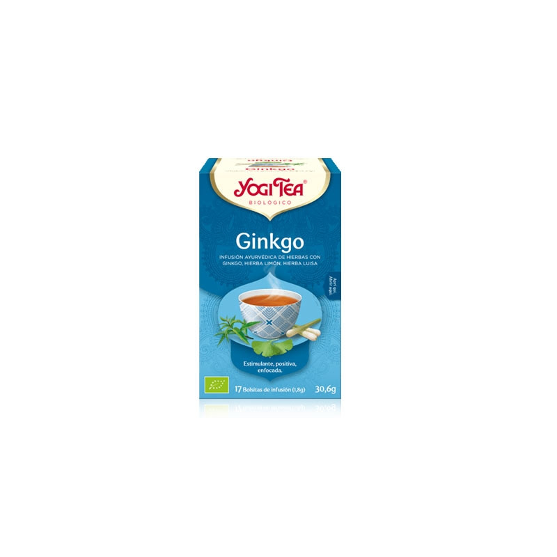 Yogi Tea Ginkgo Infusion Ginkgo Hierba Limon Hierba Luisa 17 Uds