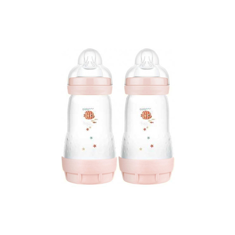 Mam Easy Start Bibe Anticolic Tet Silicona 2m+ Duplo 2x260ml