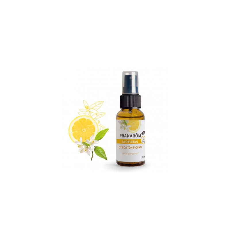 Pranarom La Difusion Citrico Tonifica Spray Limon Bergamota 30ml