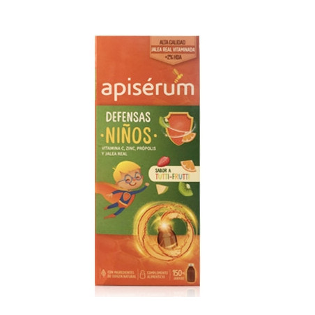 Apiserum Defensas Niños Jarabe Sabor Tutti-Frutti 150ml