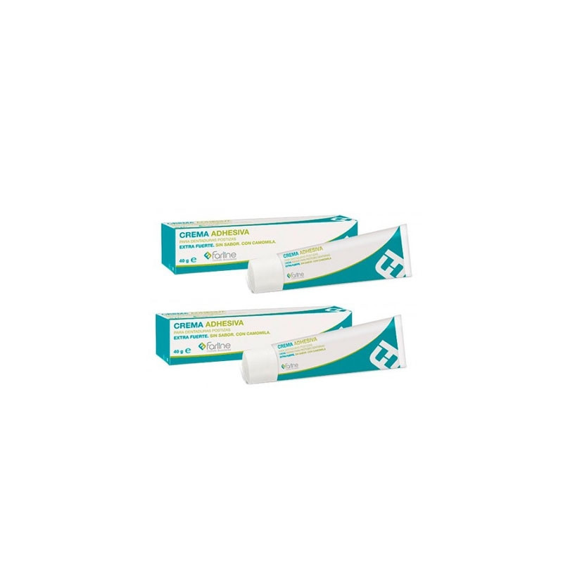 Farline Crema Adhesiva Extra Fuerte Duplo 2x40gr