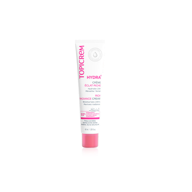 Topicrem Hydra+ Crema Hidratante Iluminadora Rica 40ml