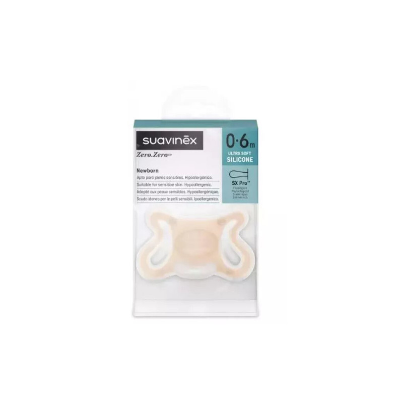 Suavinex Zero Chupete Tetina Silicona Fisiologica SX Pro 0-6m 1ud