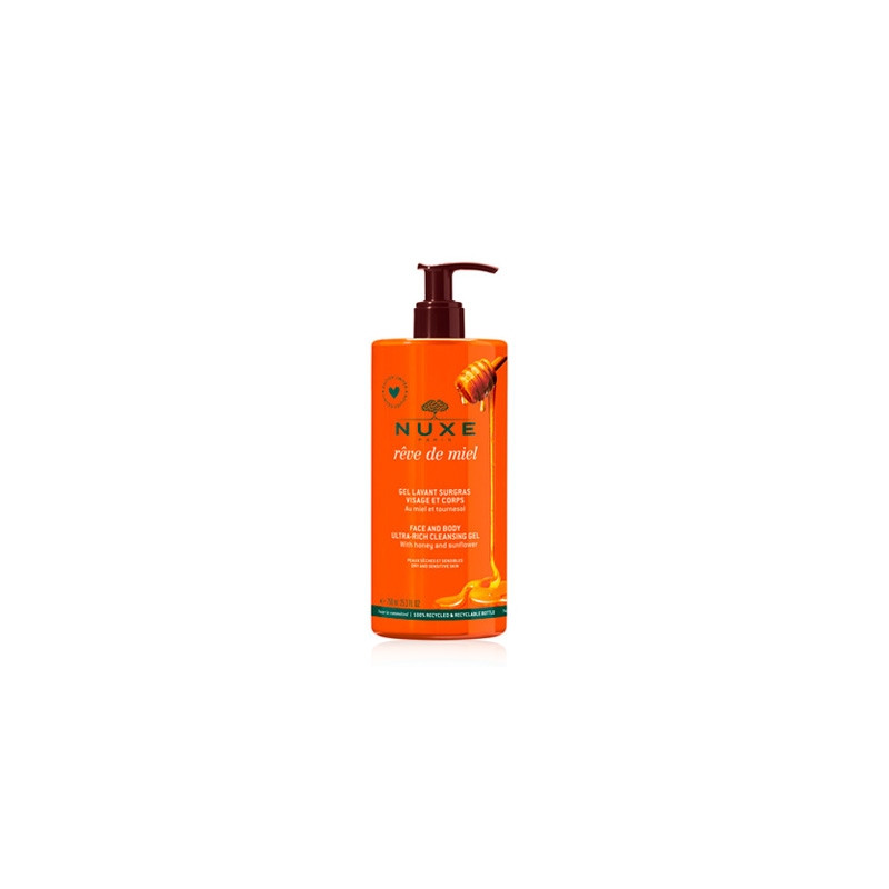 Nuxe Reve de Miel Gel Limpiador Cara y Cuerpo 750ml