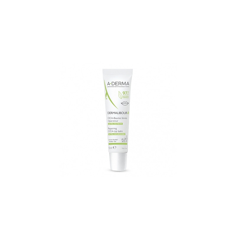 Aderma Dermalibour+ Cica Balsamo Labial Reparador 15ml