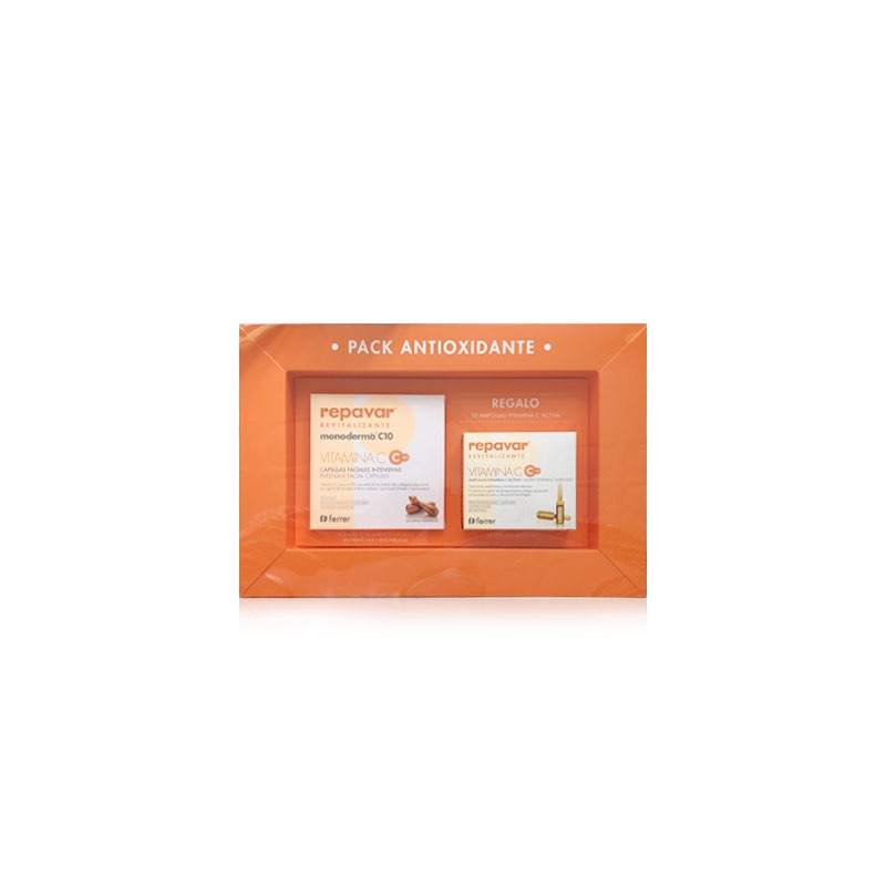 Repavar Revitalizante Monoderma C10 Vit C 28 Caps + 20 Ampollas