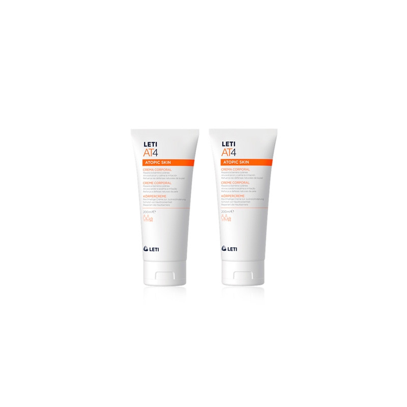 Leti At4 Crema Corporal Piel Atopica Duplo 2x200ml
